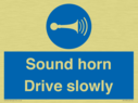 sound-horn-drive-slowly-warehousing-and-delivery-sign~